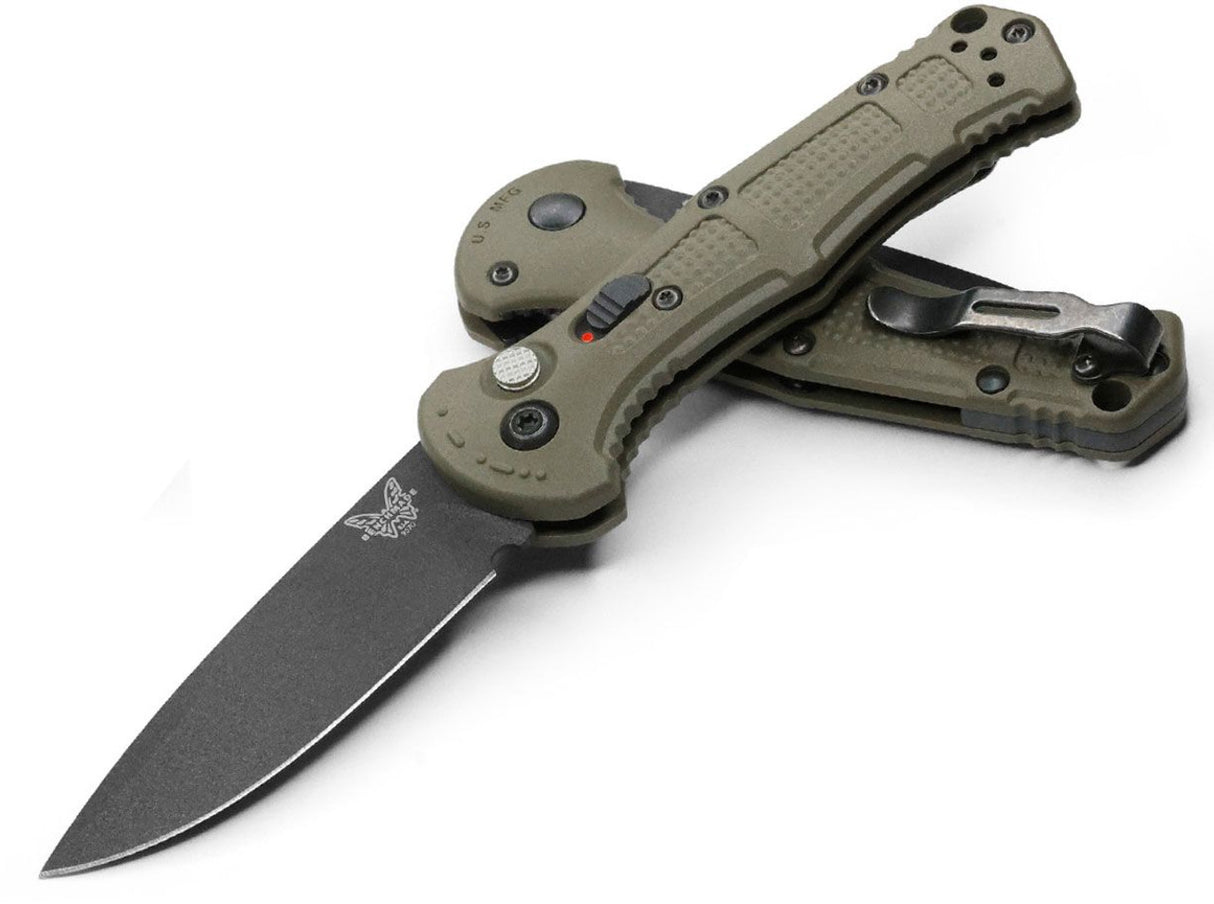 BENCHMADE MINI CLAYMORE, AUTO, DROP POINT