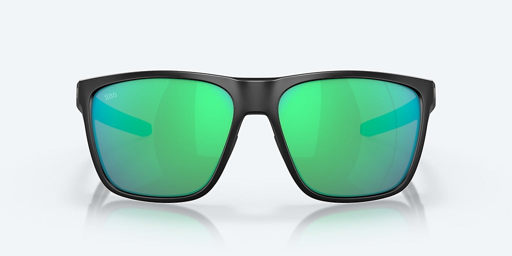 COSTA FERG XL Matte Black Green Mirror 580G