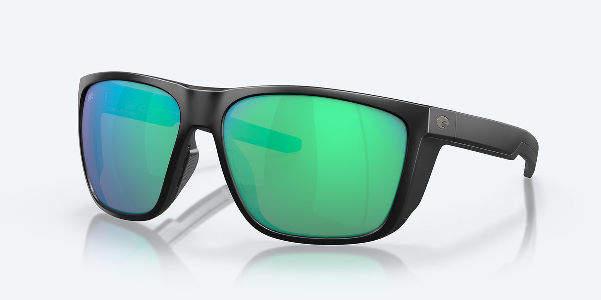 COSTA FERG XL Matte Black Green Mirror 580G