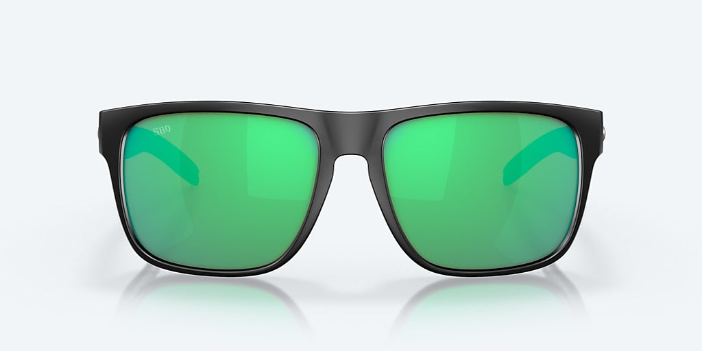 COSTA SPEARO XL Matte Black Green Mirror 580G