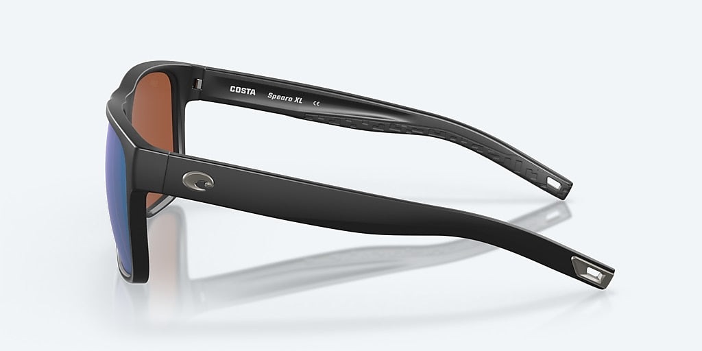 COSTA SPEARO XL Matte Black Green Mirror 580G