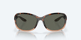 COSTA SEADRIFT Shiny Tortoise Fade Gray 580G