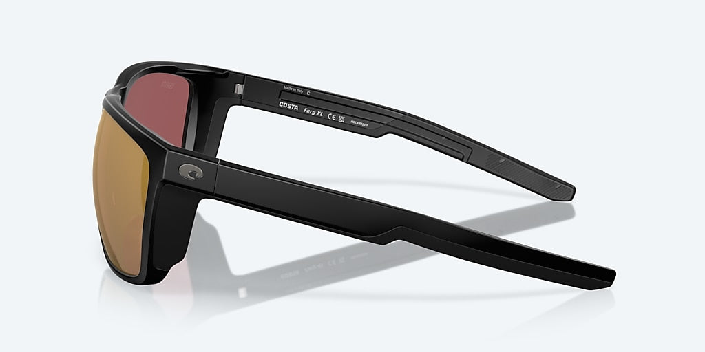 COSTA FERG XL Matte Black Gold Mirror 580G