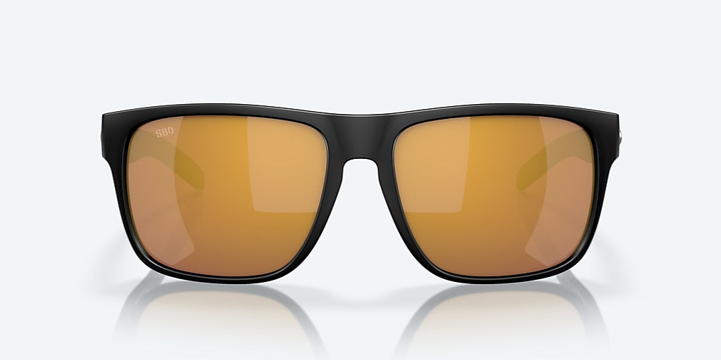 COSTA SPEARO XL Matte Black Gold Mirror 580G