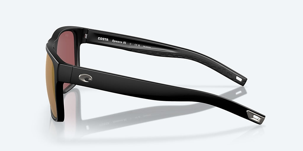 COSTA SPEARO XL Matte Black Gold Mirror 580G