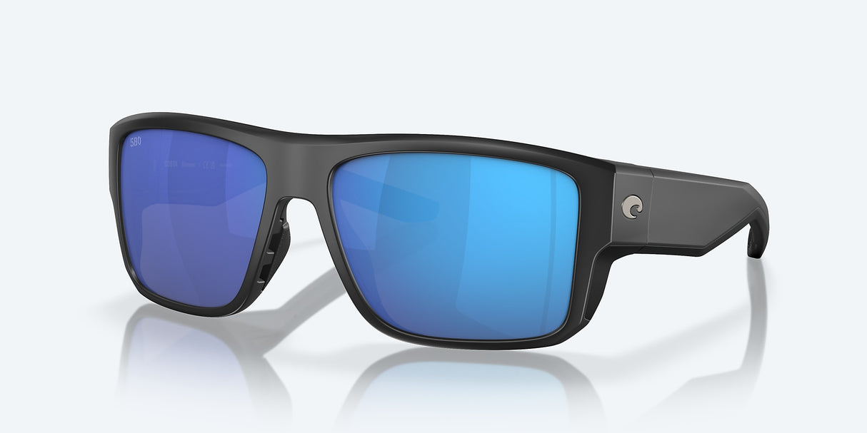COSTA TAXMAN Matte Black Blue Mirror 580G