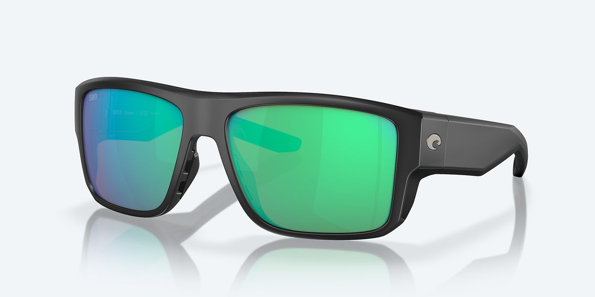 COSTA TAXMAN Matte Black Green Mirror 580G