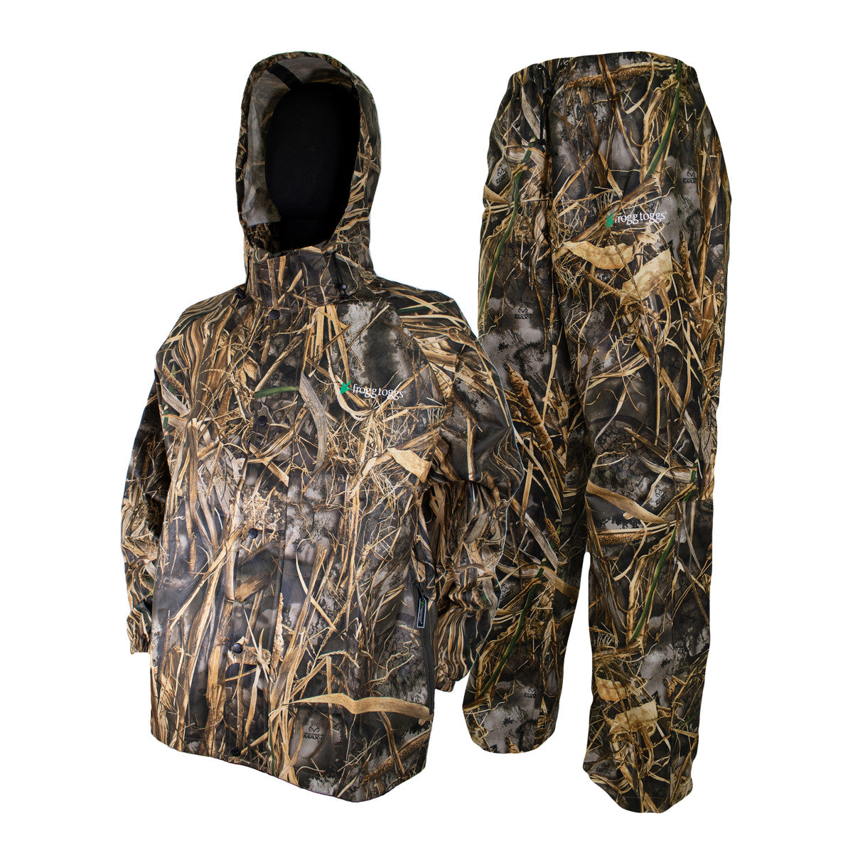 FROGG TOGGS MENS CLASSIC ALL-SPORT RAIN SUIT REALTREE MAX-7 SIZE 2XL