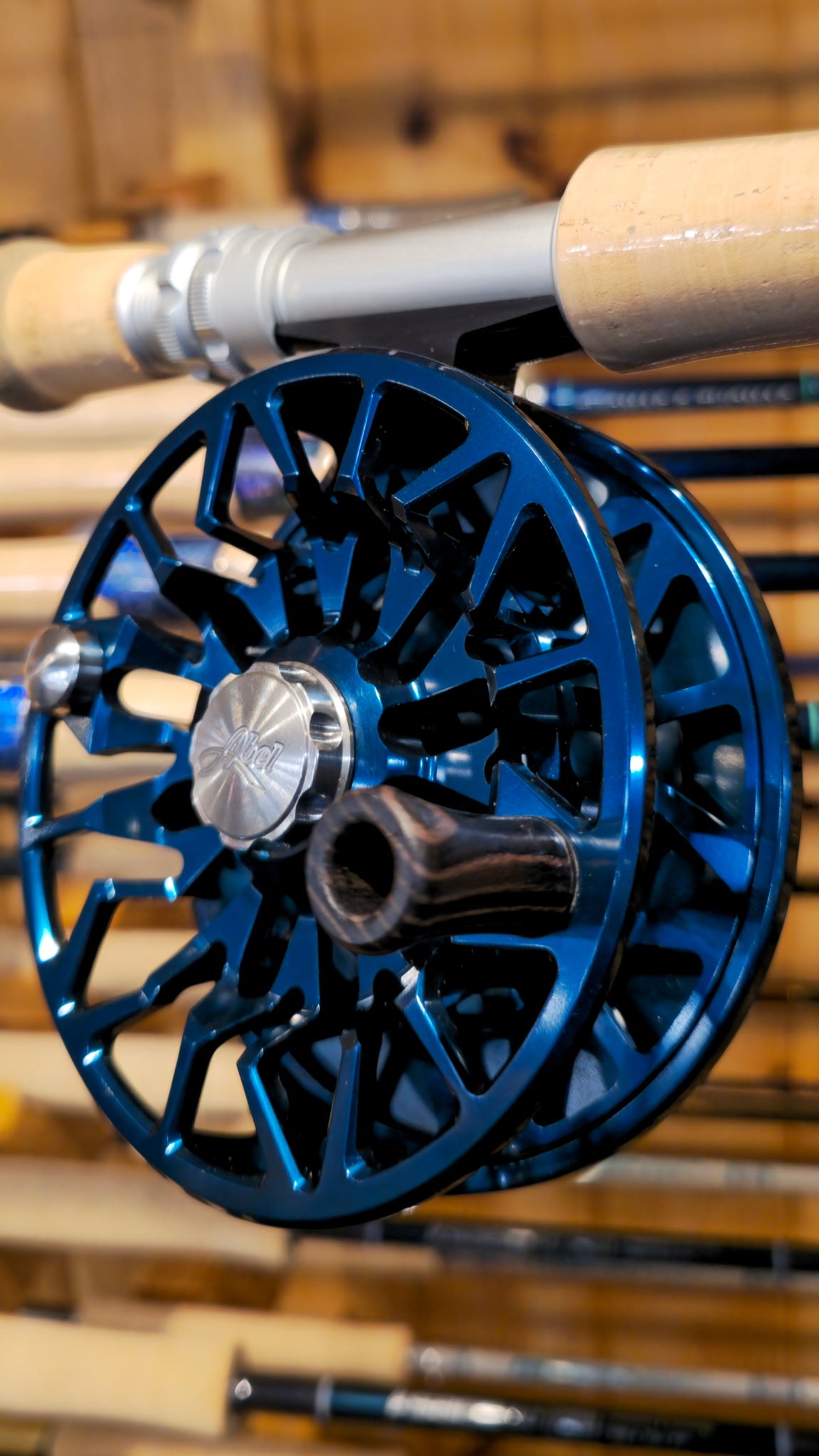 ABEL SDS 9/10 SOLID DEEP BLUE, SUNRISE BLITZ FLY REEL