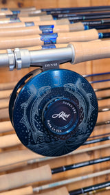 ABEL SDS 9/10 SOLID DEEP BLUE, SUNRISE BLITZ FLY REEL