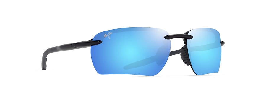 MAUI JIM BLUE HAWAII HO'OKIPA ULTRA GREY SHINY BLACK W/GREY