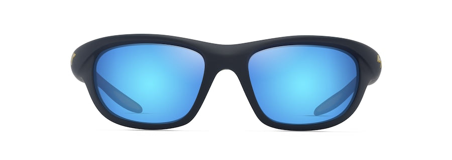 MAUI JIM BLUE HAWAII HAULANI MATTE SOILD DARK BLUE W/YELLOW