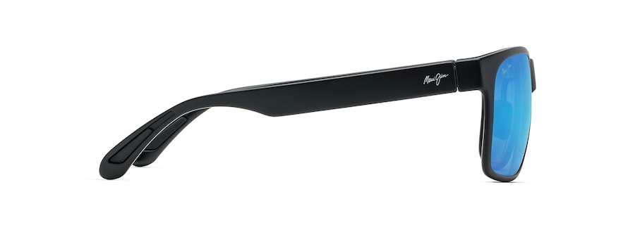 MAUI JIM BLUE RED SANDS BLACK MATTE