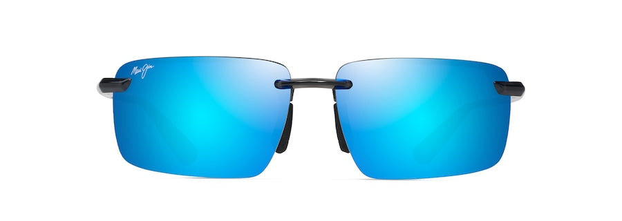 MAUI JIM BLUE HAWAII LAULIMA SHINY TRANS DARK GREY