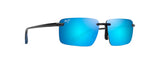 MAUI JIM BLUE HAWAII LAULIMA SHINY TRANS DARK GREY