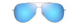MAUI JIM BLUE HAWAII HAUOLI XL SH SILVER W/BLUE