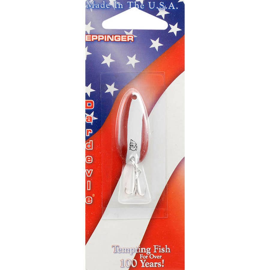 EPPINGER DARDEVLE MIDGET RED/WHITE STRIPE 3/16 OZ