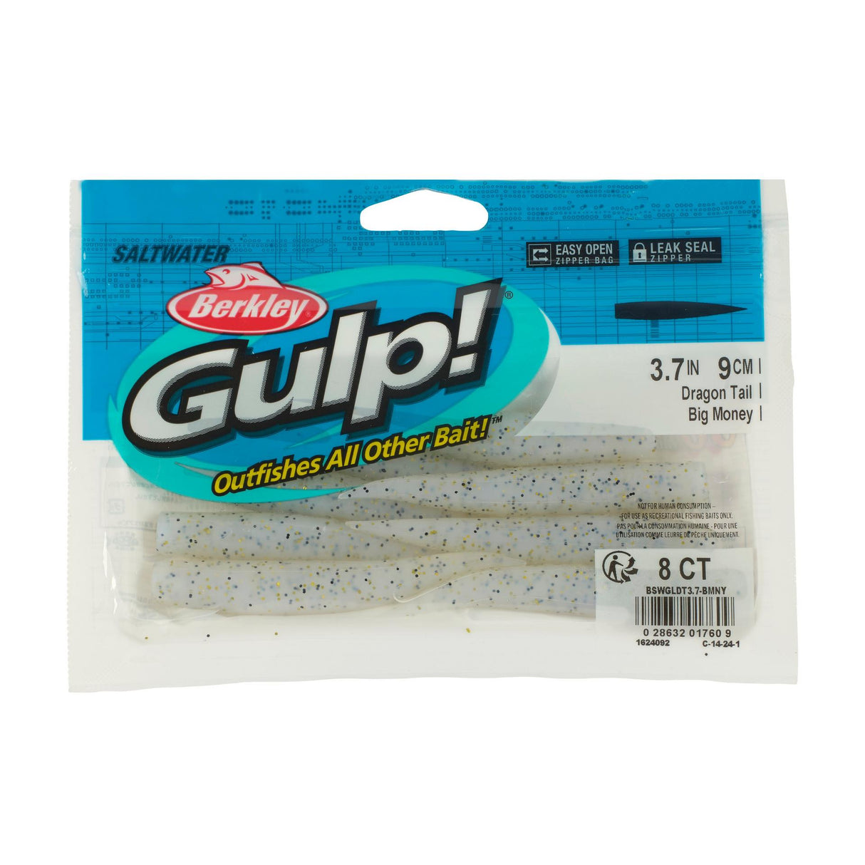 BERKLEY GULP! SALTWATER DRAGON TAIL 3.7"