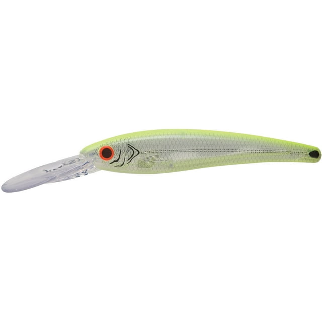 BOMBER 6" CERTIFIED DEPTH SILVER FLASH/CHARTREUSE BACK