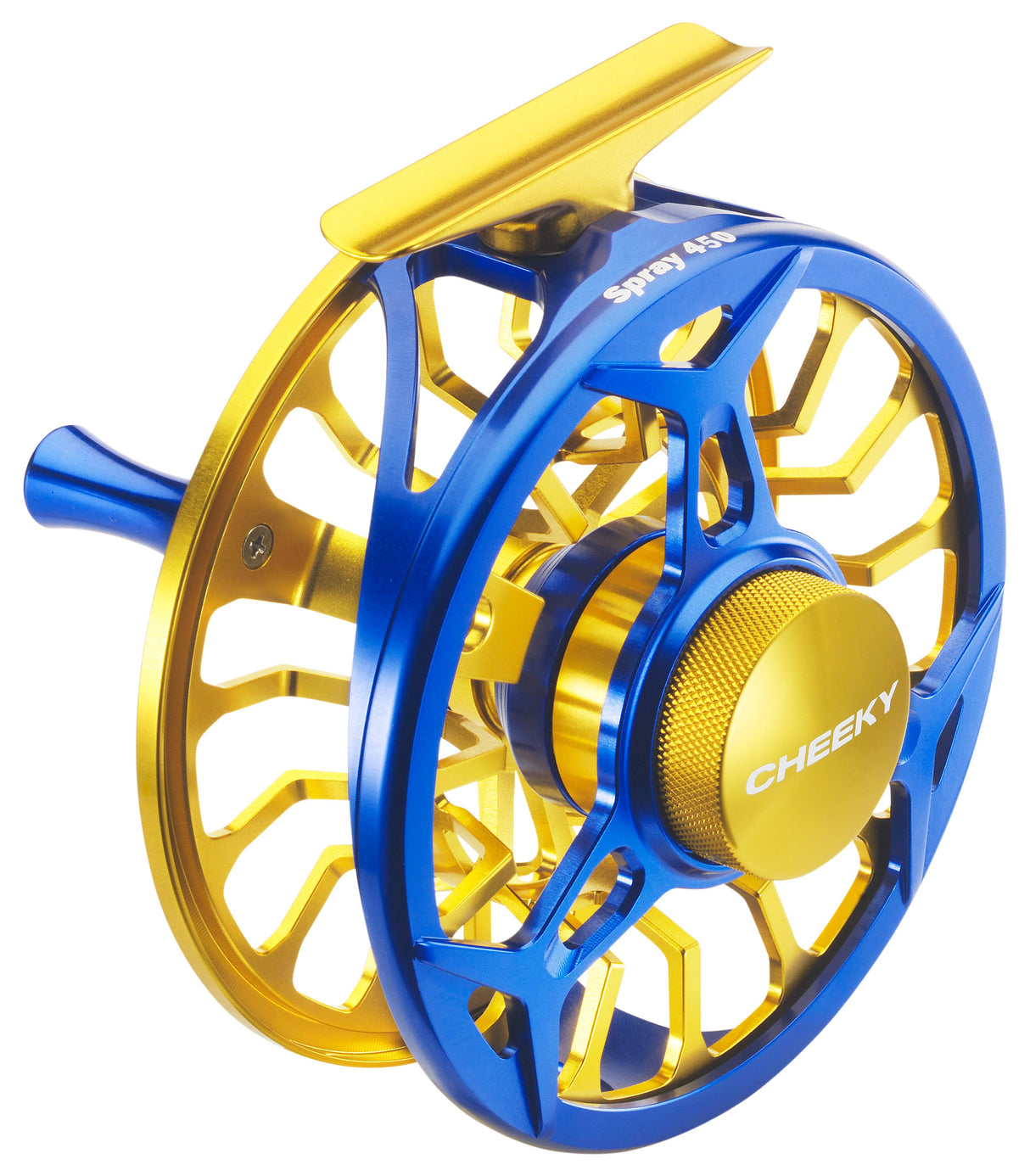 CHEEKY SPRAY 450 FLY REEL ELECTRIC BLUE/GOLD