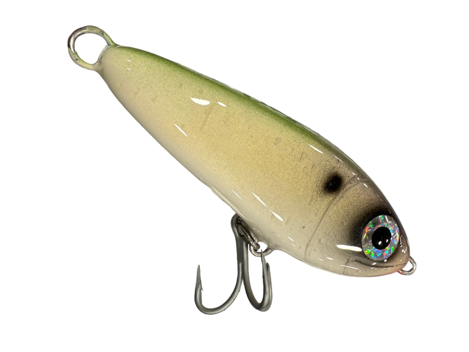 dot fishing lures Silver Horde Ace Hi Plug Glow Green waves and vibrations as you pop it along the surface Mepps - 1/3oz Black Fury