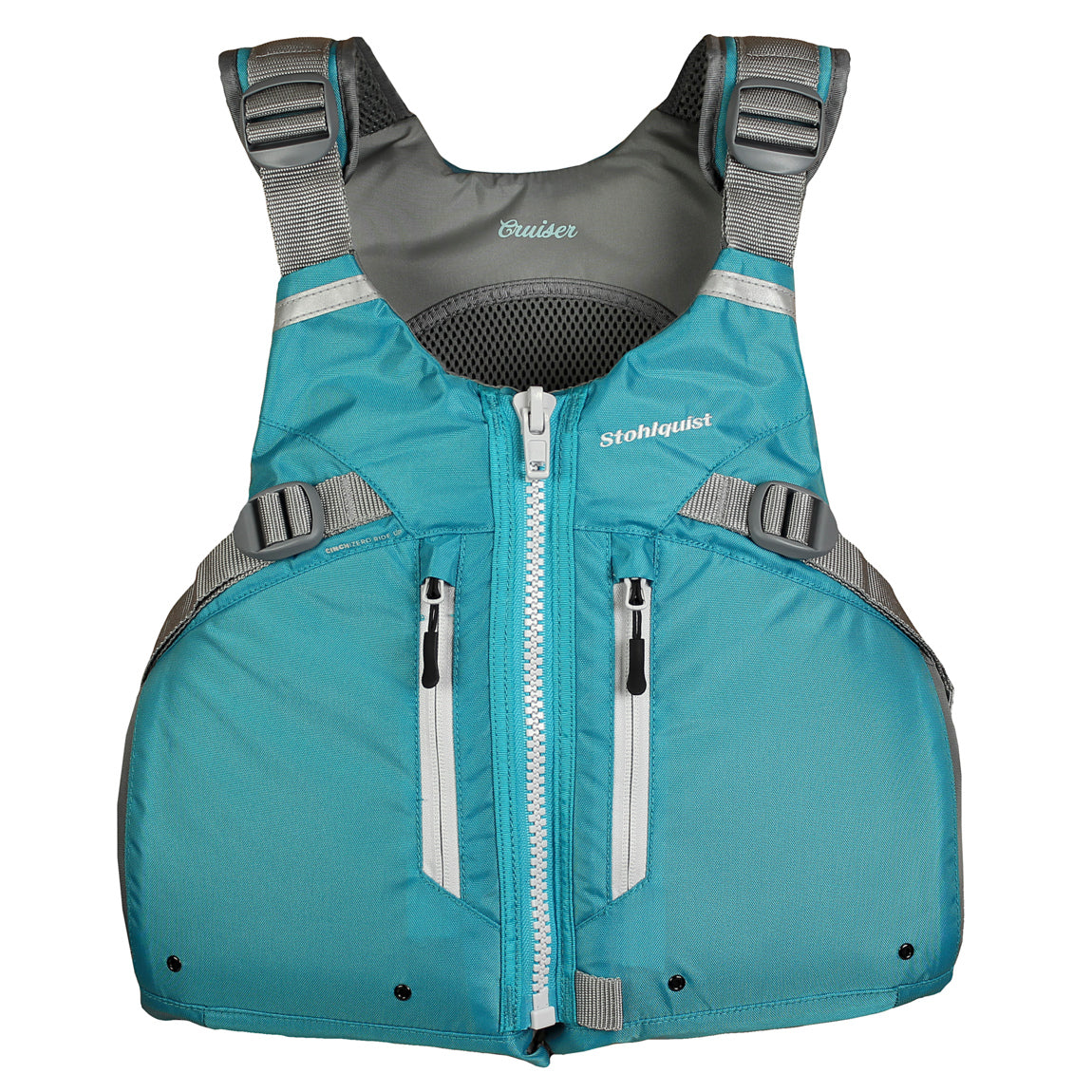 STOHLQUIST WOMEN'S CRUISER PFD TURQUOISE/GRAY M/L