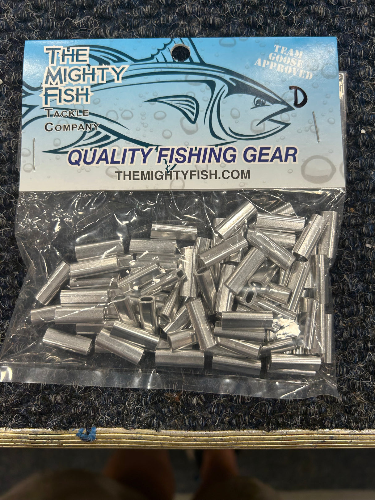 GOOSE HUMMOCK D CRIMP 200 LB QTY 100