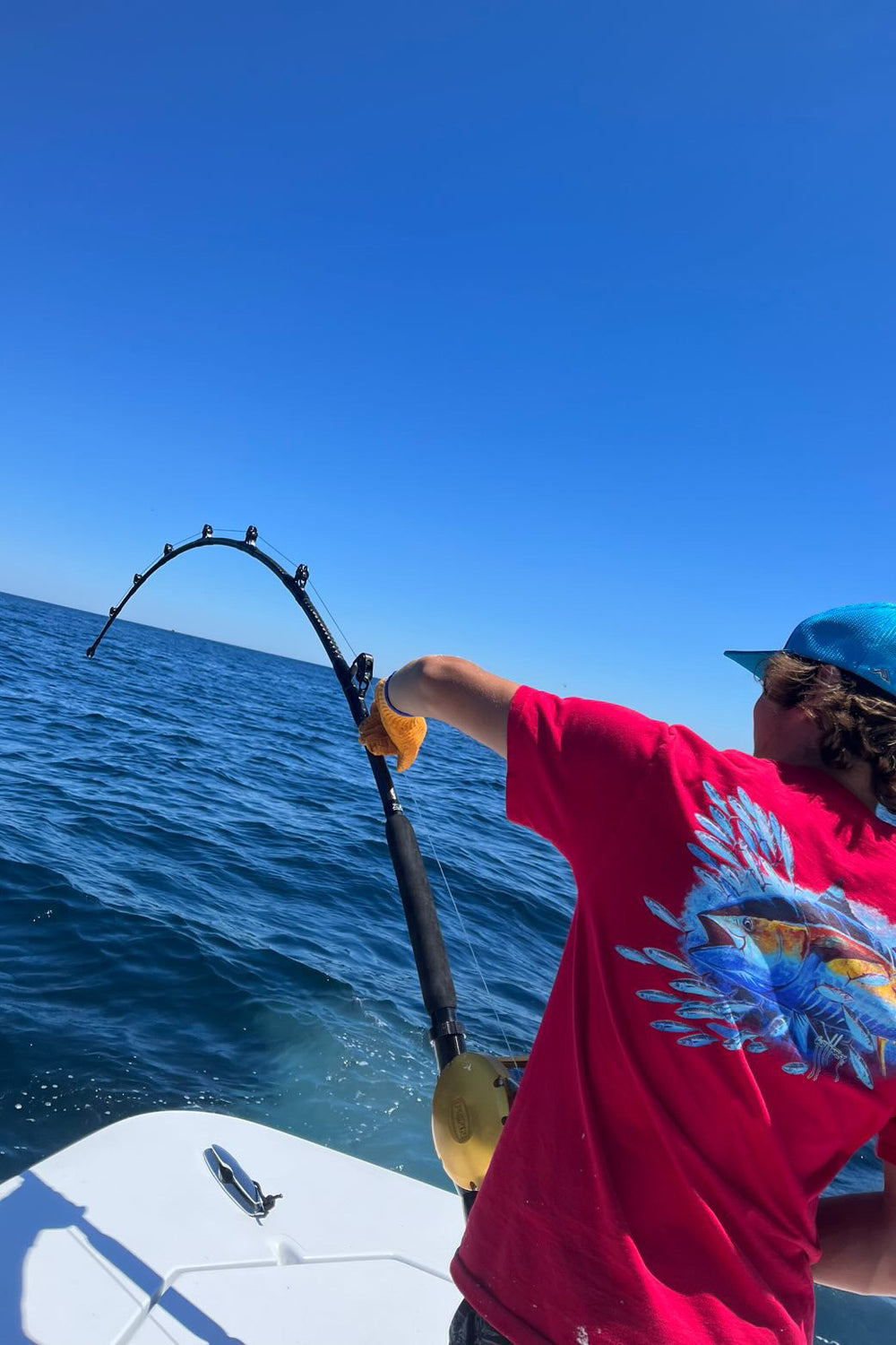 Zack's Team Goose XXL Tuna Rod, No 6 Black Guides