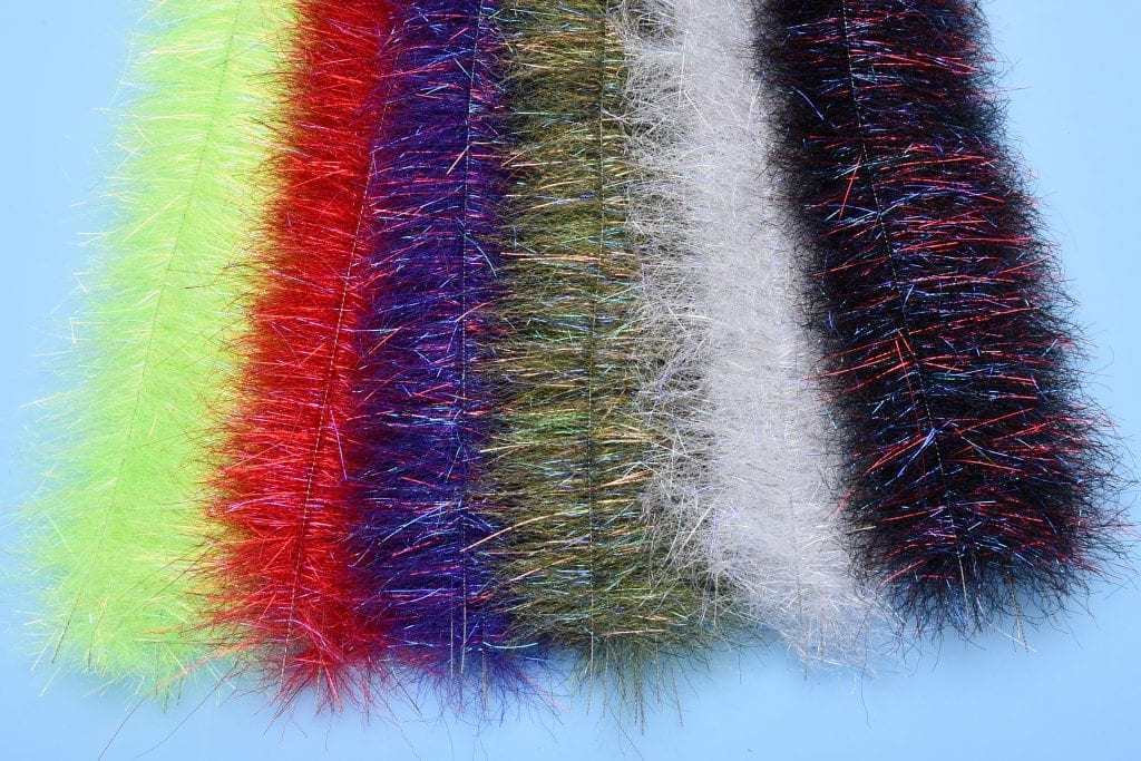 HARELINE EP Minnow Head Brush 1.5 inch Wide UV MINNOW GREY