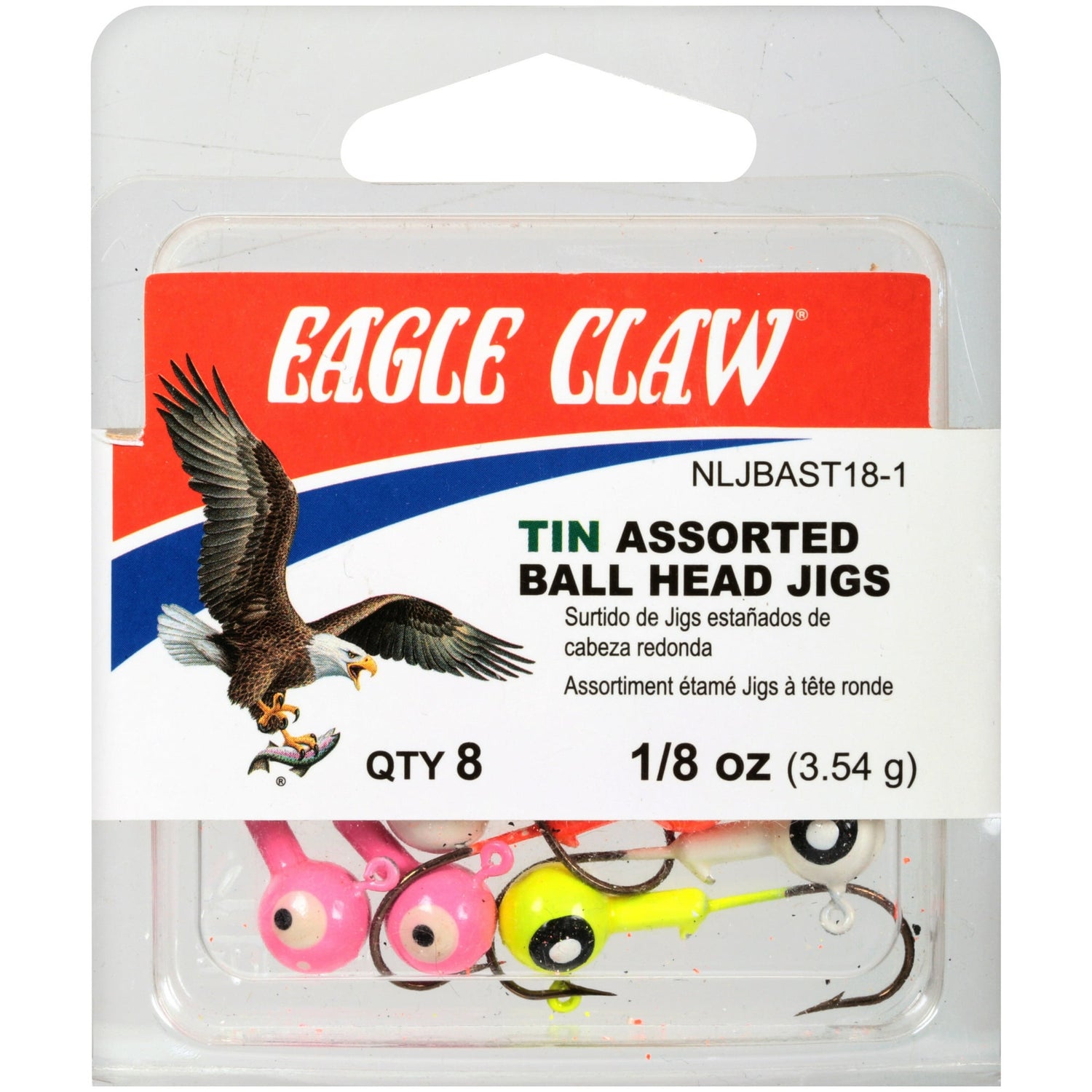 EAGLE CLAW TIN BALL HEAD JIG ASSORTMENT