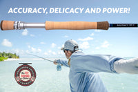 THOMAS & THOMAS SEXTANT W/CERECOIL GUIDES FLY ROD 9'0" 10WT 4PC SEXTANT 910-4CG