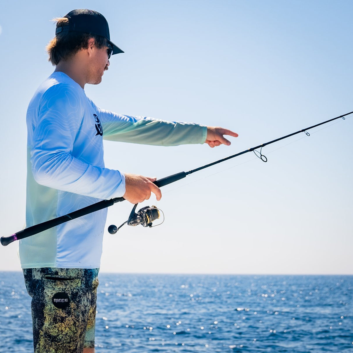 DARK MATTER TUNA POPPING ROD 7'10" XH F 30-80 LB