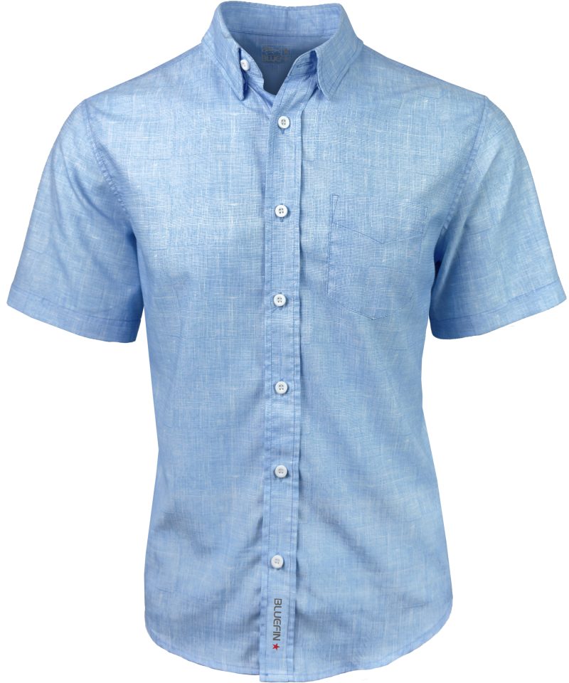 BLUEFIN FINS OUT LINEN SPORT SS SHIRT