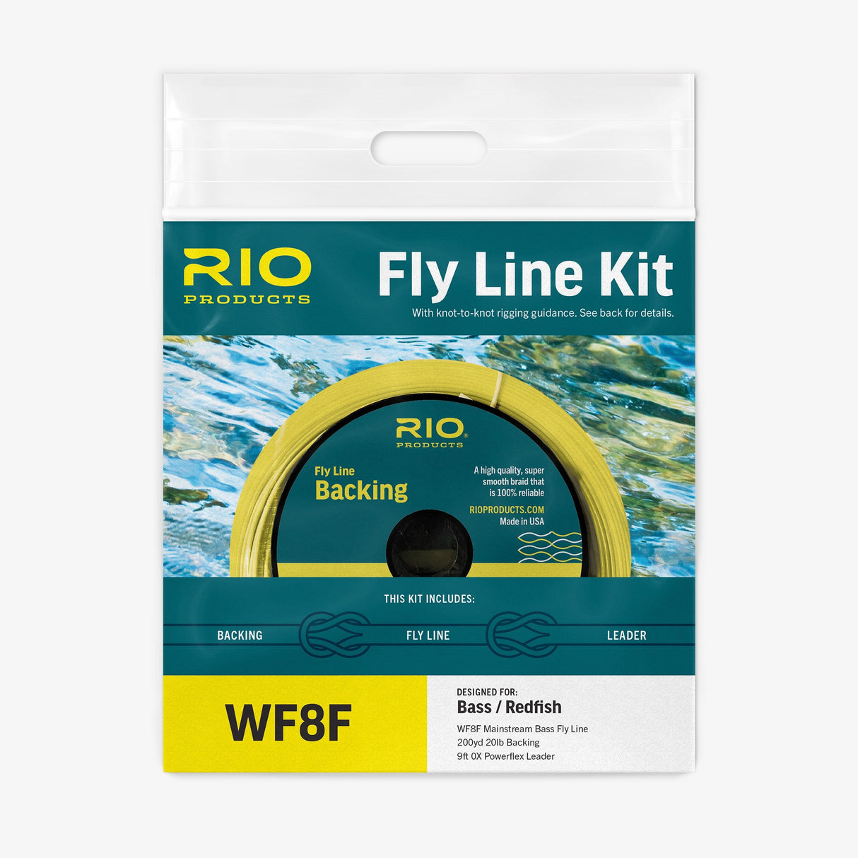RIO 8WT FLY LINE KIT - BASS/REDFISH
