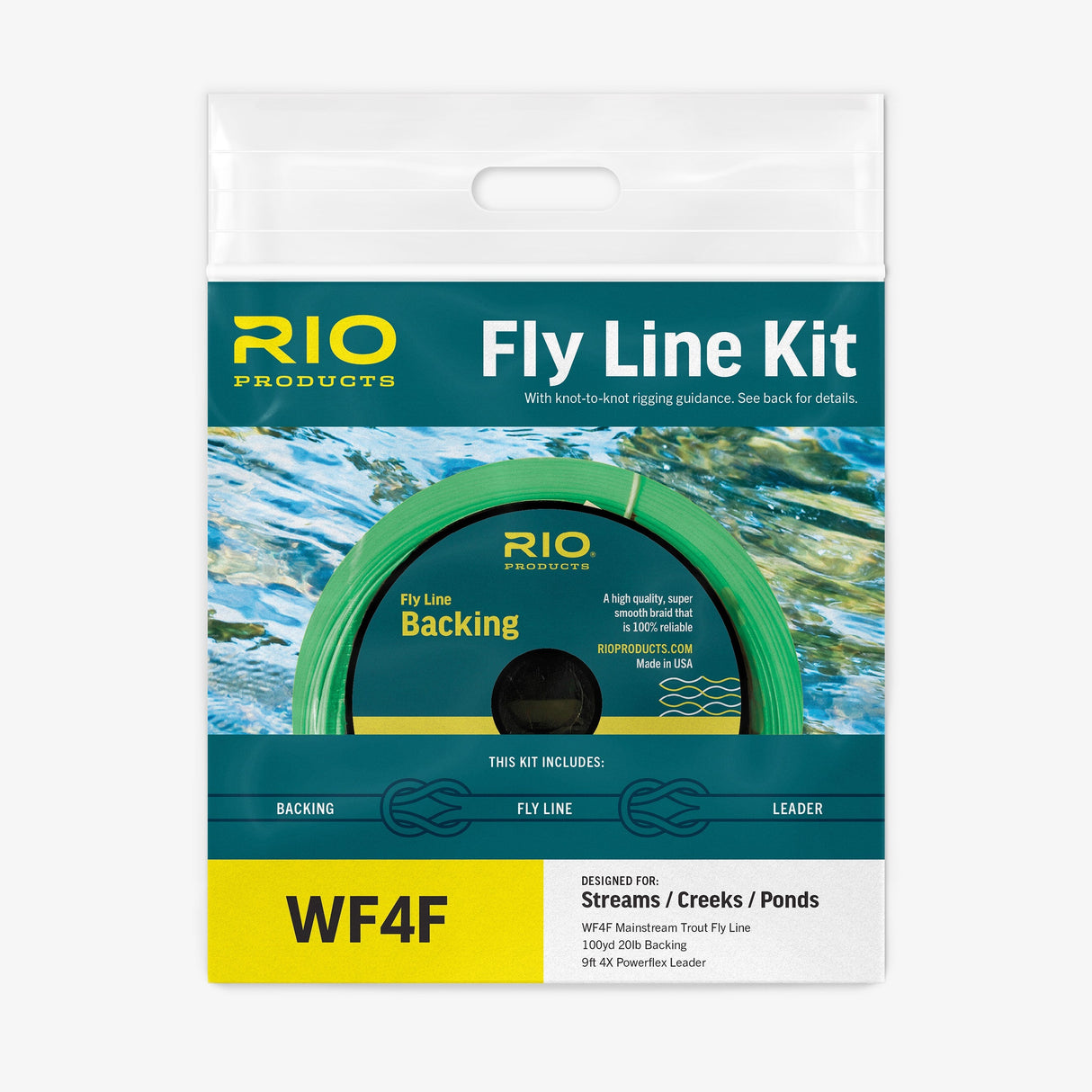 RIO 6WT FLY LINE KIT - RIVER /LAKE