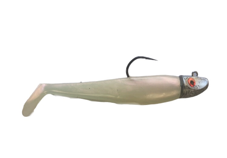 AL GAGS WHIP-IT FISH 6" PEARL SILVER 3 OZ