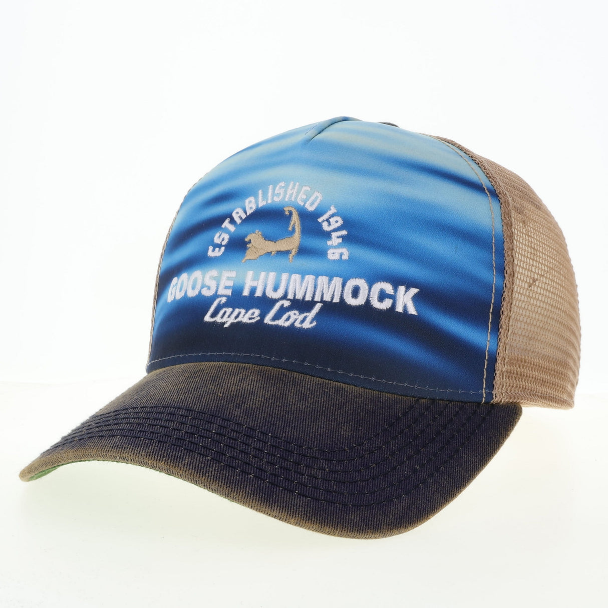 LEGACY OLD FAVORITE 5-PANEL TRUCKER CALM WATER GH CAPE COD 1946