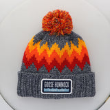 LEGACY ZIG ZAG BOBBLE HAT W/GOOSE HUMMOCK PATCH