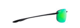 MAUI JIM MAUI GREEN HOOKIPA XLARGE MATTE TRANS GREY