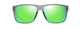 MAUI JIM MAUI GREEN MIRROR LEHOPULU MATTE TRANSPARENT GREY