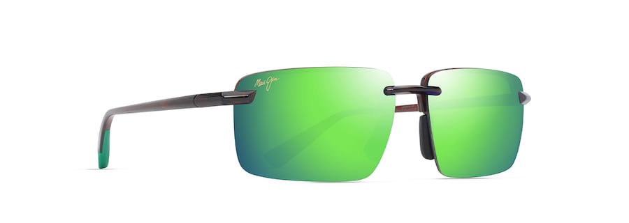 MAUI JIM MAUI GREEN LAULIMA SHINY TRANS BROWN