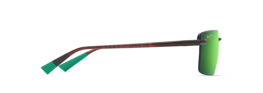 MAUI JIM MAUI GREEN LAULIMA SHINY TRANS BROWN