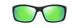 MAUI JIM MAUI GREEN KANAIO COAST MATTE BLACK/GREEN