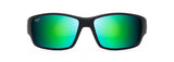 MAUI JIM GREEN MIRROR LOCAL KINE BLACK/TRAN GREEN/LT GREY