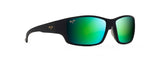 MAUI JIM GREEN MIRROR LOCAL KINE BLACK/TRAN GREEN/LT GREY