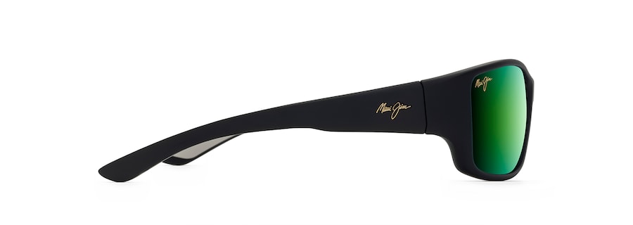 MAUI JIM GREEN MIRROR LOCAL KINE BLACK/TRAN GREEN/LT GREY