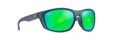 MAUI JIM MAUI JIM NUU LANDING MATTE TEAL W/AQUA RUBBER
