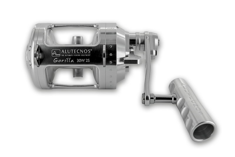 ALUTECNOS ALBACORE REEL 30 2 SPEED GORILLA SILVER