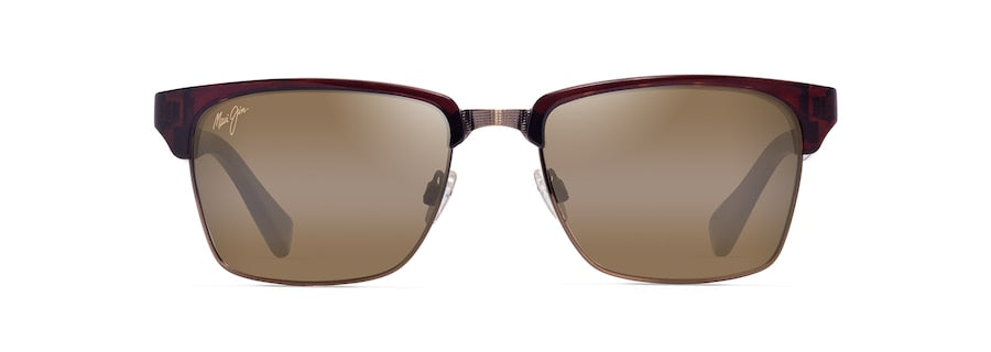 MAUI JIM HCL BRONZE KAWIKA XL SHINY RED HAVANA