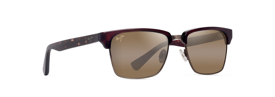 MAUI JIM HCL BRONZE KAWIKA XL SHINY RED HAVANA